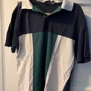 Vintage No Fear Men’s Large Colorblock Polo
